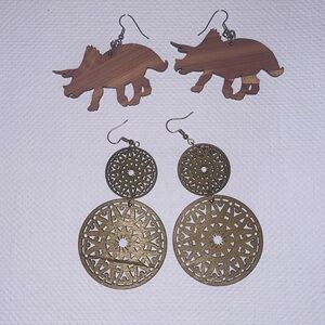 Laser cut earrings